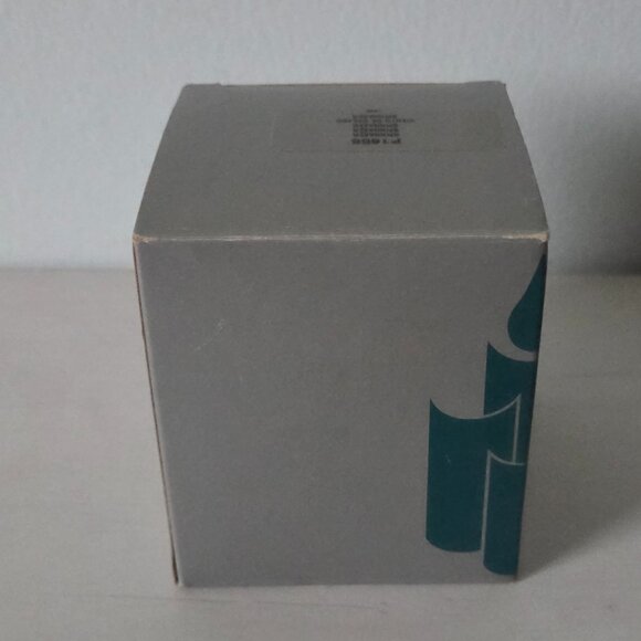 Vintage Retired PartyLite Spinnaker Teal In Square Holder 1655 New Open Box - Picture 7 of 10